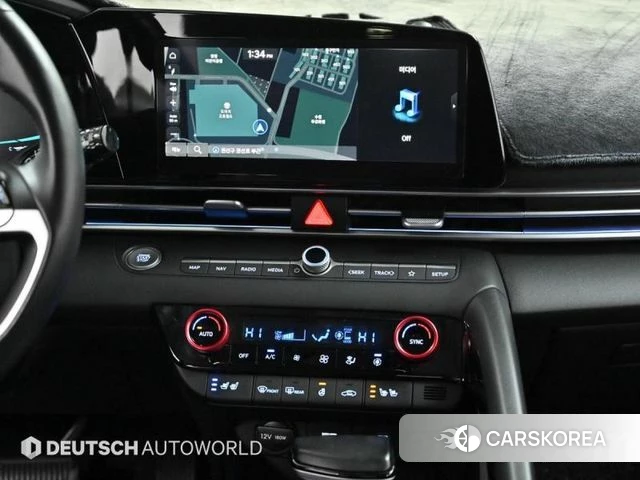 Hyundai The New Avante (CN7) 2023 Черный из Кореи, фото 4