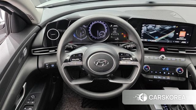 Hyundai Avante Hybrid (CN7) 2021 Белый из Кореи, фото 4