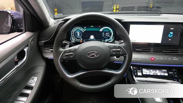 Hyundai The New Grandeur IG Hybrid 2020 Синий из Кореи, фото 4