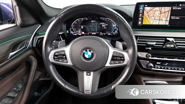 BMW 5 Series (G30) 2021 Синий из Кореи, фото 4