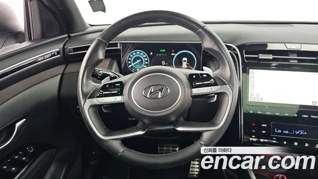 Hyundai Tucson Hybrid (NX4) 2020 Белый из Кореи, фото 4