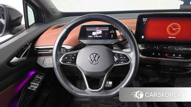 Volkswagen ID.4 2023 Черный из Кореи, фото 4