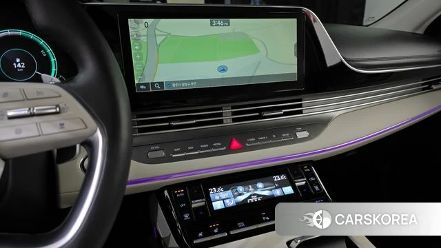 Hyundai The New Grandeur IG Hybrid 2021 Синий из Кореи, фото 4