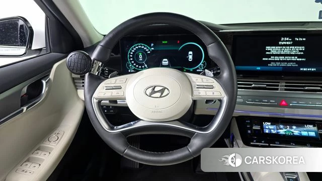 Hyundai The New Grandeur IG Hybrid 2022 Белый из Кореи, фото 4