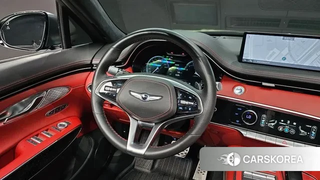 Genesis GV70 2021 Темно-зеленый из Кореи, фото 4