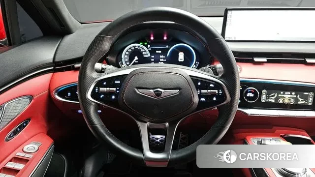 Genesis GV70 2021 Красный из Кореи, фото 4