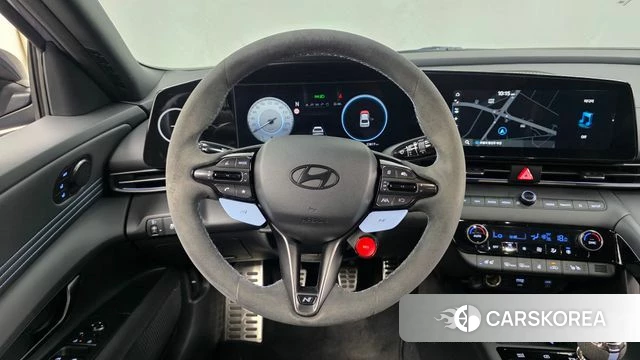 Hyundai The New Avante (CN7) 2024 Небесно-голубой из Кореи, фото 4
