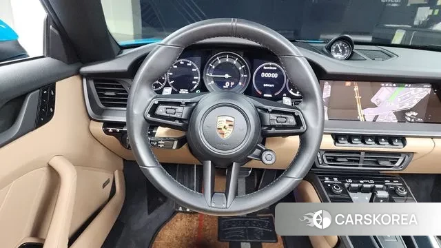 Porsche 911(992) 2020 Небесно-голубой из Кореи, фото 4