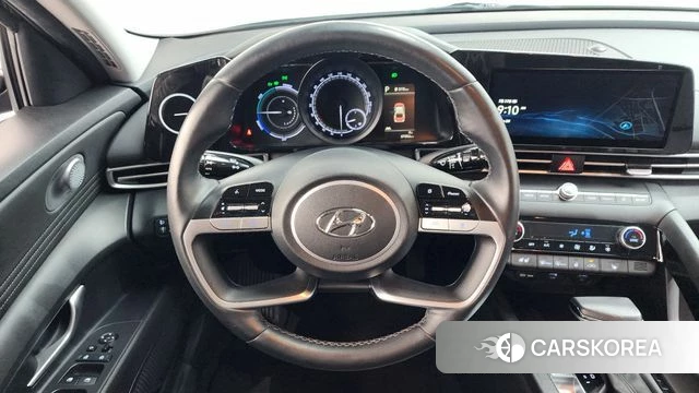 Hyundai Avante Hybrid (CN7) 2021 Черный из Кореи, фото 4