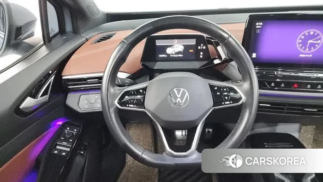 Volkswagen ID.4 2022 Небесно-голубой из Кореи, фото 4
