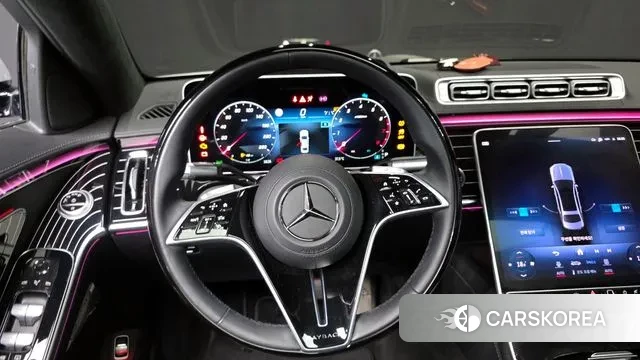 Mercedes-Benz S-Class W223 2023 Серебряный двухцветный из Кореи, фото 4