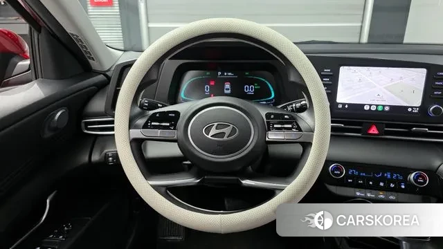 Hyundai The New Avante Hybrid (CN7) 2023 Красный из Кореи, фото 4