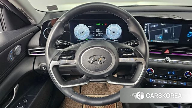 Hyundai Avante Hybrid (CN7) 2023 Белый из Кореи, фото 4