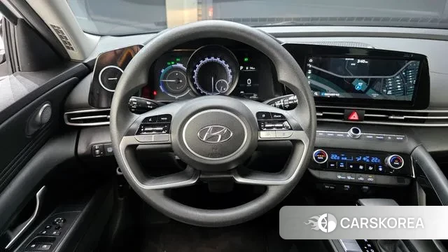 Hyundai Avante Hybrid (CN7) 2021 Белый из Кореи, фото 4