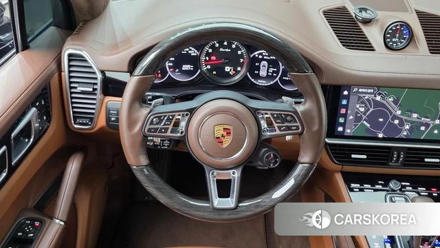 Porsche Cayenne (PO536) 2022 Черный из Кореи, фото 4