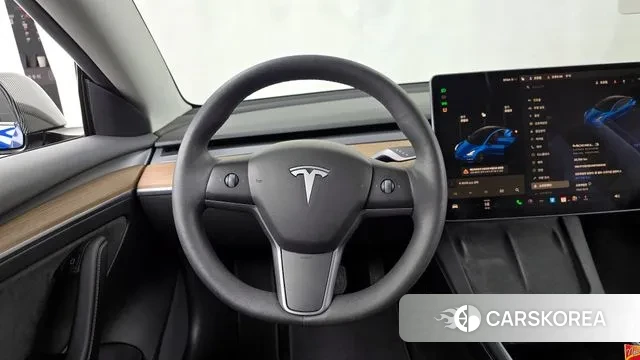 Tesla Model 3 2021 Синий из Кореи, фото 4