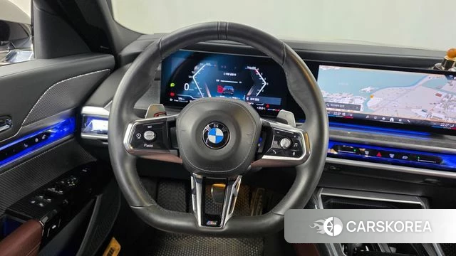 BMW 7 Series (G70) 2024 Черный из Кореи, фото 4