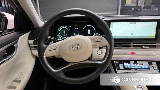 Hyundai The New Grandeur IG Hybrid 2022 Белый из Кореи, фото 4