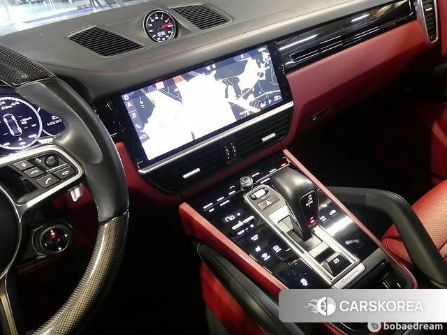 Porsche Cayenne (PO536) 2019 Темно-зеленый из Кореи, фото 4