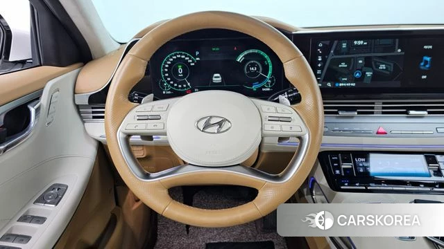 Hyundai The New Grandeur IG Hybrid 2021 Белый из Кореи, фото 4