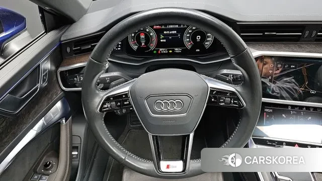 Audi A7 (4K) 2020 Синий из Кореи, фото 4