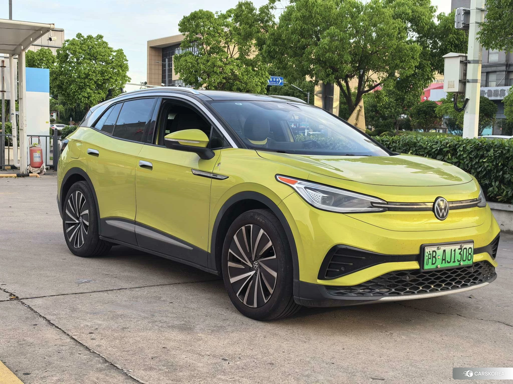 Volkswagen ID.4 X 2021 Желтый из Китая, фото 4