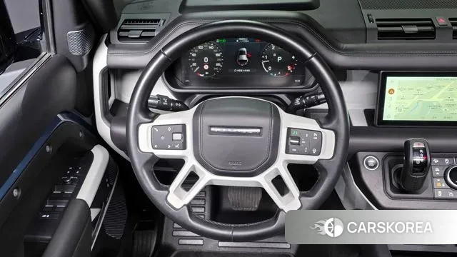 Land Rover Defender (L663) 2021 Небесно-голубой из Кореи, фото 4