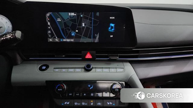 Hyundai The New Avante (CN7) 2023 Черный из Кореи, фото 4