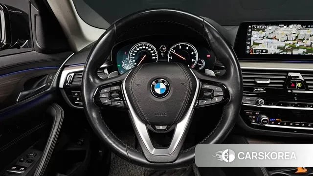 BMW 5 Series (G30) 2018 Черный из Кореи, фото 4