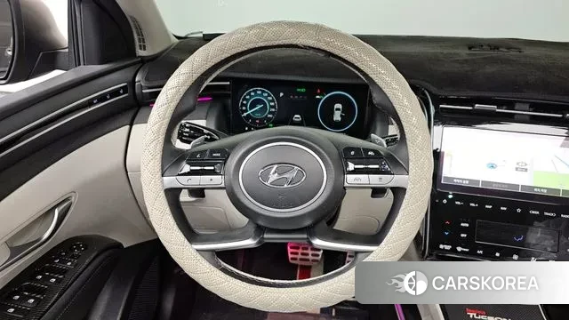 Hyundai Tucson Hybrid (NX4) 2021 Темно-зеленый из Кореи, фото 4