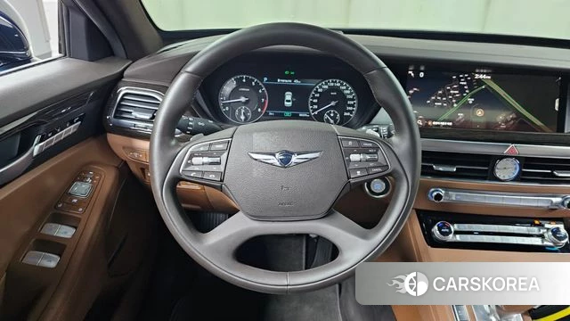 Genesis G90 2021 Синий из Кореи, фото 4
