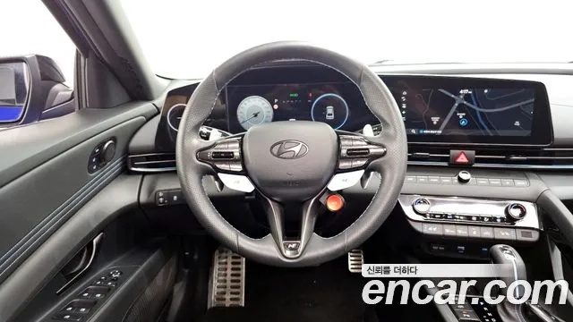 Hyundai The New Avante (CN7) 2023 Синий из Кореи, фото 4