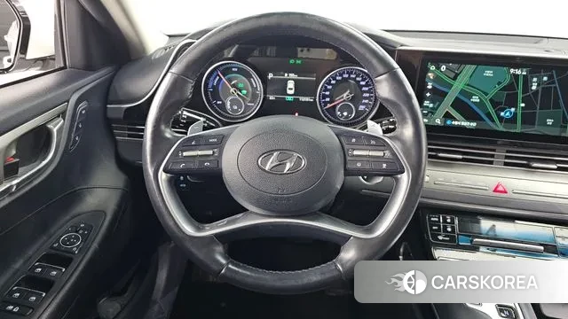 Hyundai The New Grandeur IG Hybrid 2021 Белый из Кореи, фото 4