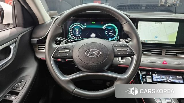 Hyundai The New Grandeur IG Hybrid 2021 Белый из Кореи, фото 4