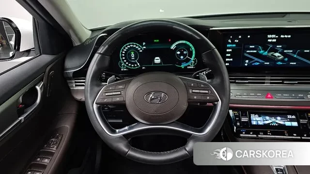 Hyundai The New Grandeur IG Hybrid 2021 Белый из Кореи, фото 4