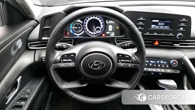 Hyundai Avante Hybrid (CN7) 2021 Белый из Кореи, фото 4