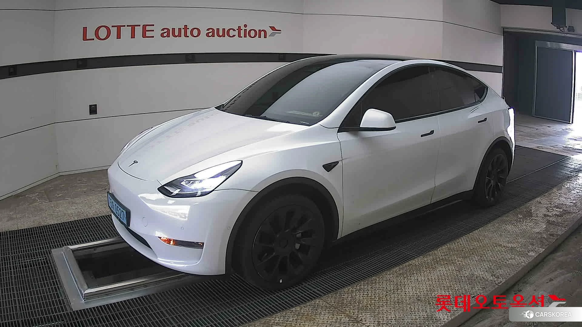 Tesla Model Y Long Range 2022 Pearl White Multi-coat из Кореи, фото 4