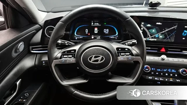 Hyundai The New Avante (CN7) 2023 Черный из Кореи, фото 4