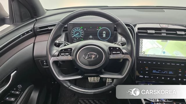 Hyundai Tucson Hybrid (NX4) 2021 Черный из Кореи, фото 4