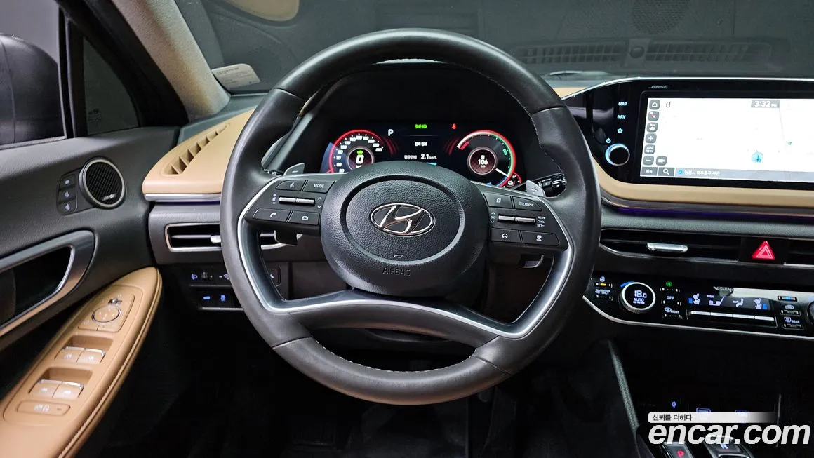 Hyundai Sonata Hybrid (DN8) 2021 Черный из Кореи, фото 4