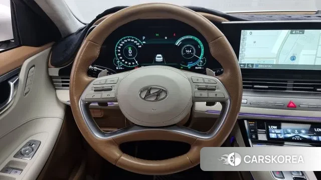Hyundai The New Grandeur IG Hybrid 2021 Белый из Кореи, фото 4