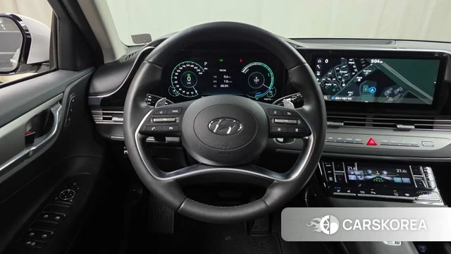 Hyundai The New Grandeur IG Hybrid 2022 Белый из Кореи, фото 4