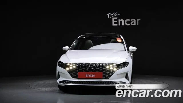 Hyundai The New Grandeur IG Hybrid 2021 Белый из Кореи, фото 4