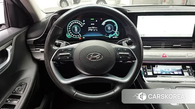 Hyundai The New Grandeur IG Hybrid 2019 Белый из Кореи, фото 4