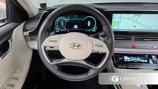 Hyundai The New Grandeur IG Hybrid 2021 Белый из Кореи, фото 4