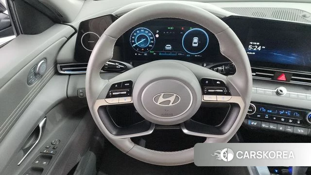 Hyundai The New Avante Hybrid (CN7) 2024 Черный из Кореи, фото 4