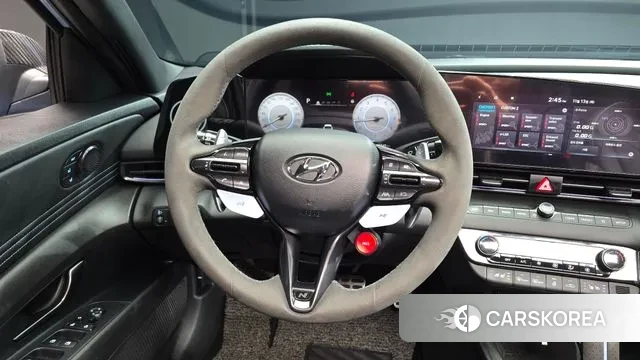 Hyundai Avante (CN7) 2022 Небесно-голубой из Кореи, фото 4