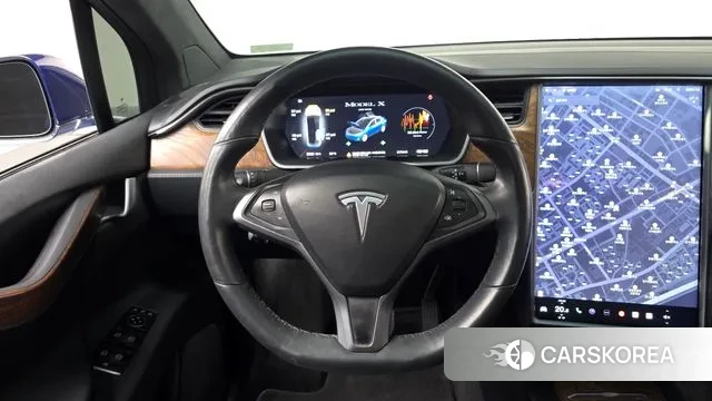 Tesla Model X 2019 Синий из Кореи, фото 4