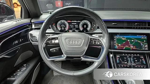 Audi A8 (D5) 2021 Черный из Кореи, фото 4