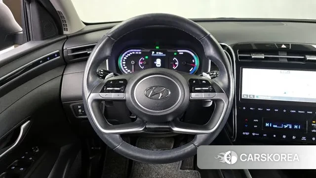 Hyundai Tucson Hybrid (NX4) 2021 Темно-зеленый из Кореи, фото 4